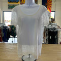 Ann Taylor Size M White Preloved Blouse SS