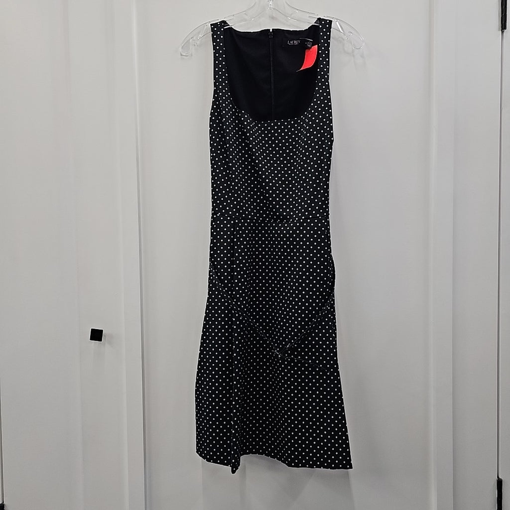 Ralph Lauren Size 16 Black/White Preloved Dress