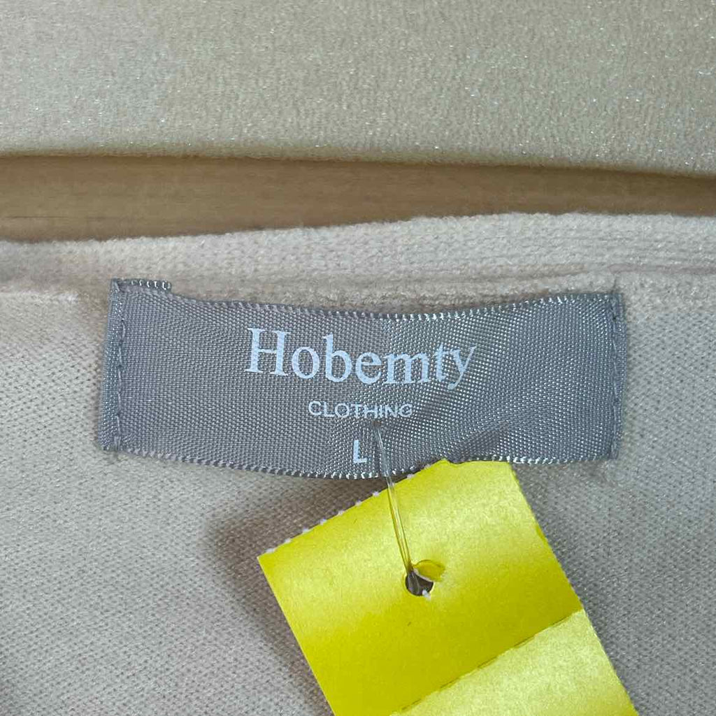 hobemty Size L Off White Preloved Dress