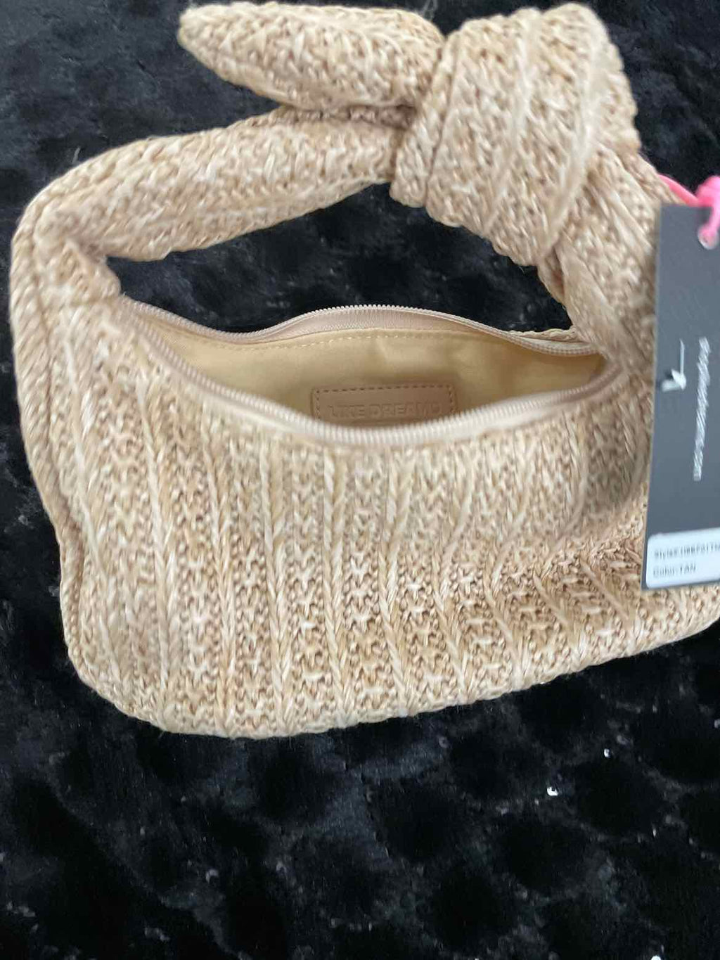 LIKE DREAMS LIKE DREAMS Aimee Small Straw Tan NO SIZE