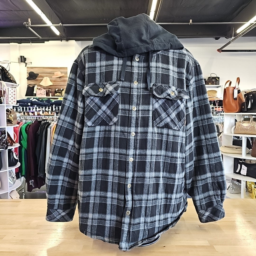 Legendary Outfitters Size XXL Black Gray MENS Jacket