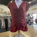 Max Studio Size S Rust Preloved Sleeveless