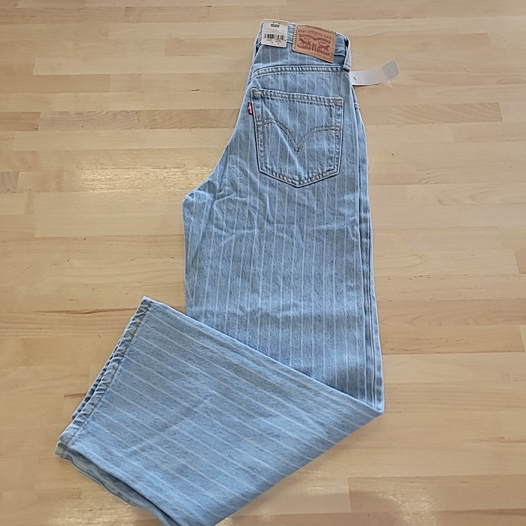Levi's Women's Ribcage Ultra High Rise Straight Ankle Jeans