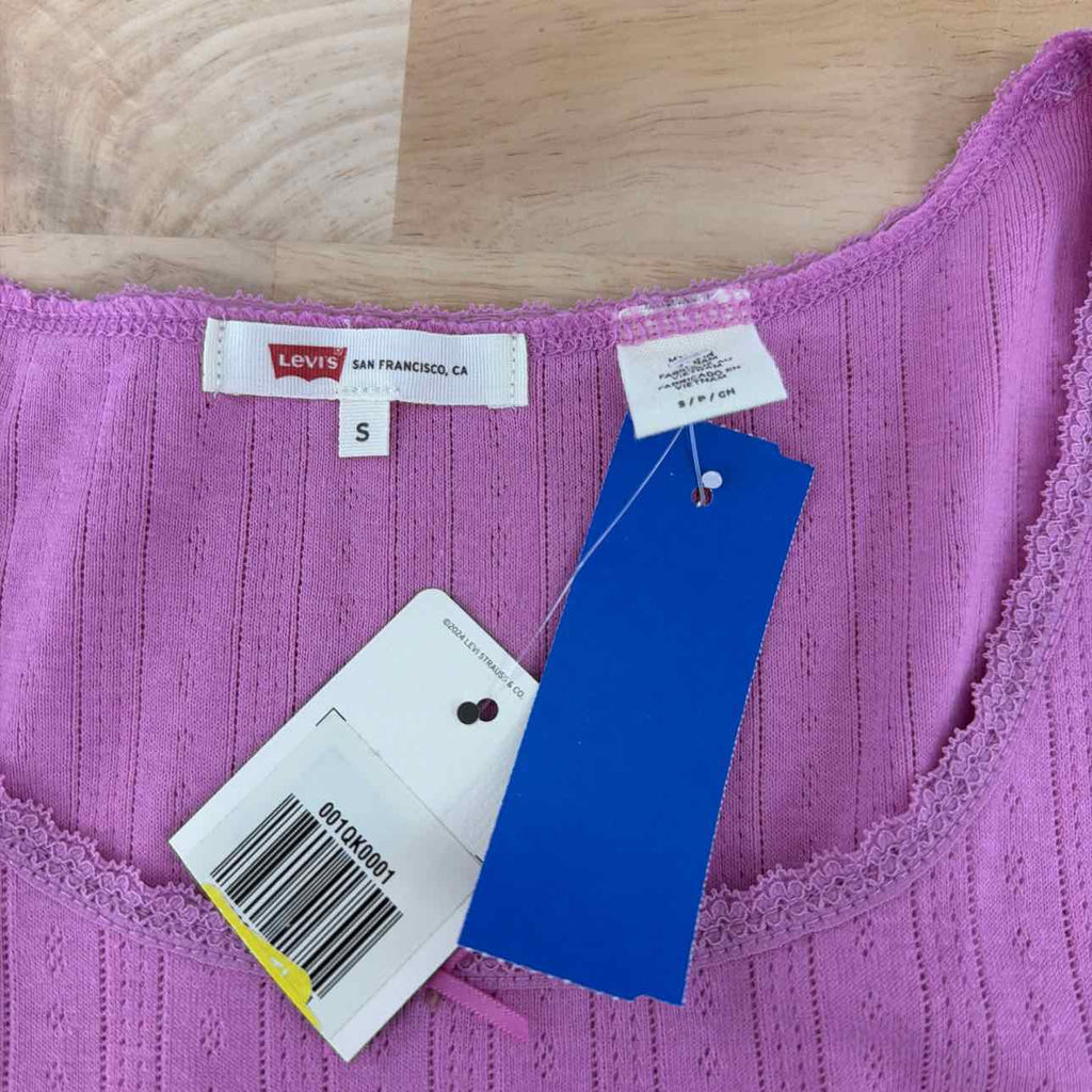Levi's Size S Sweetie Pointelle Tank Top