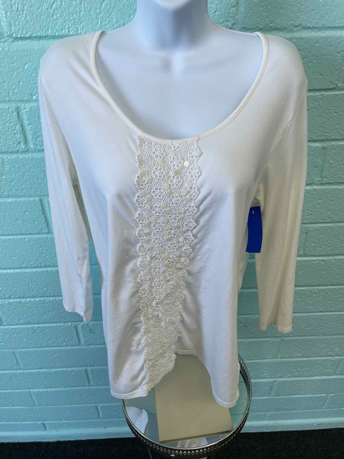 Coldwater Creek Size M White Blouse