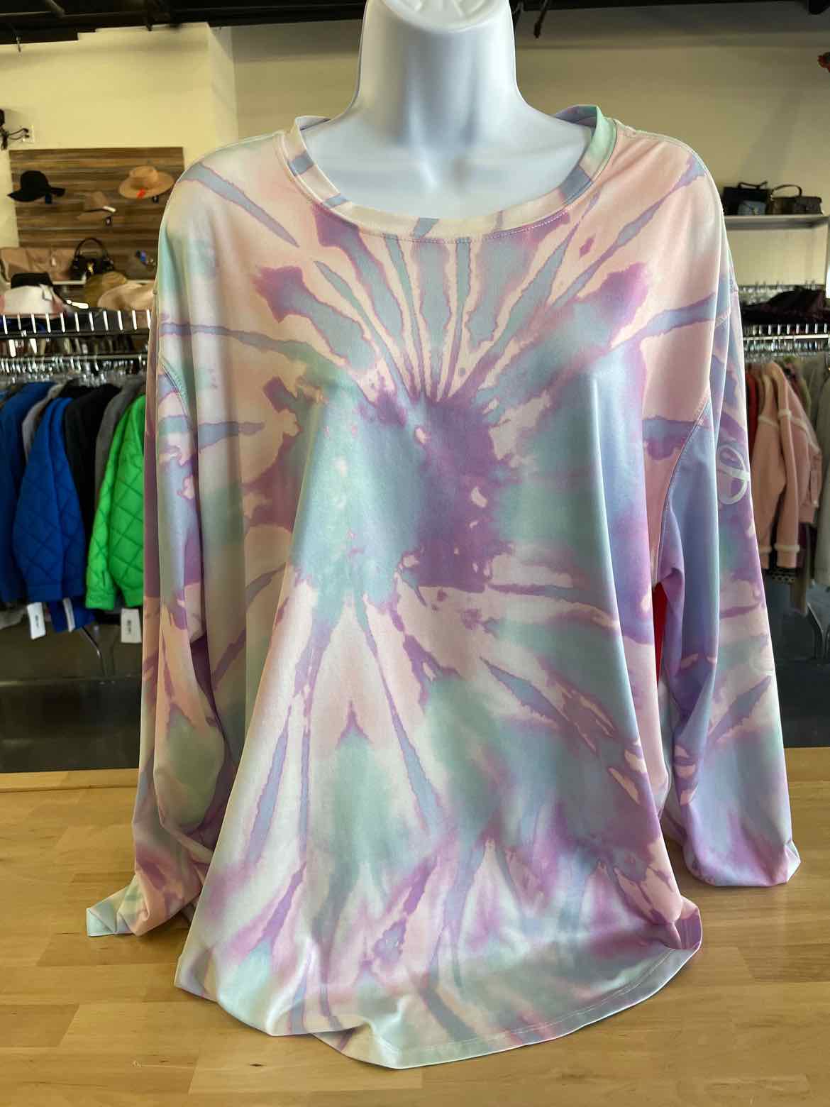 Size XL Pink/Purple Long Sleeve