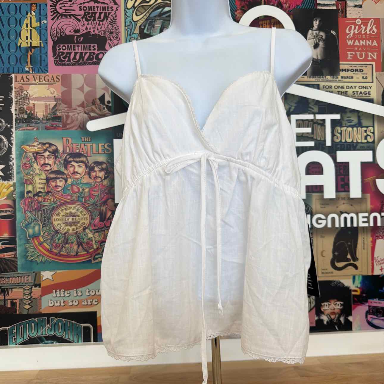 Madden Girl Size XL Cotton Babydoll Top