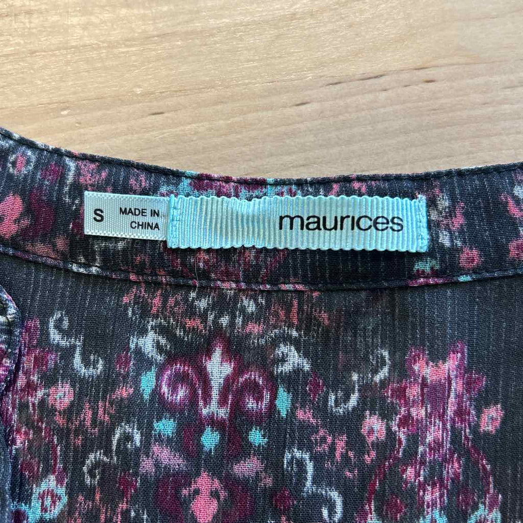 Maurices Size S Gray/purple Longsleeve