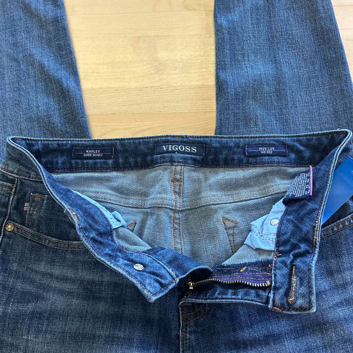 Vigoss Size 29 Blue Denim Preloved Jeans