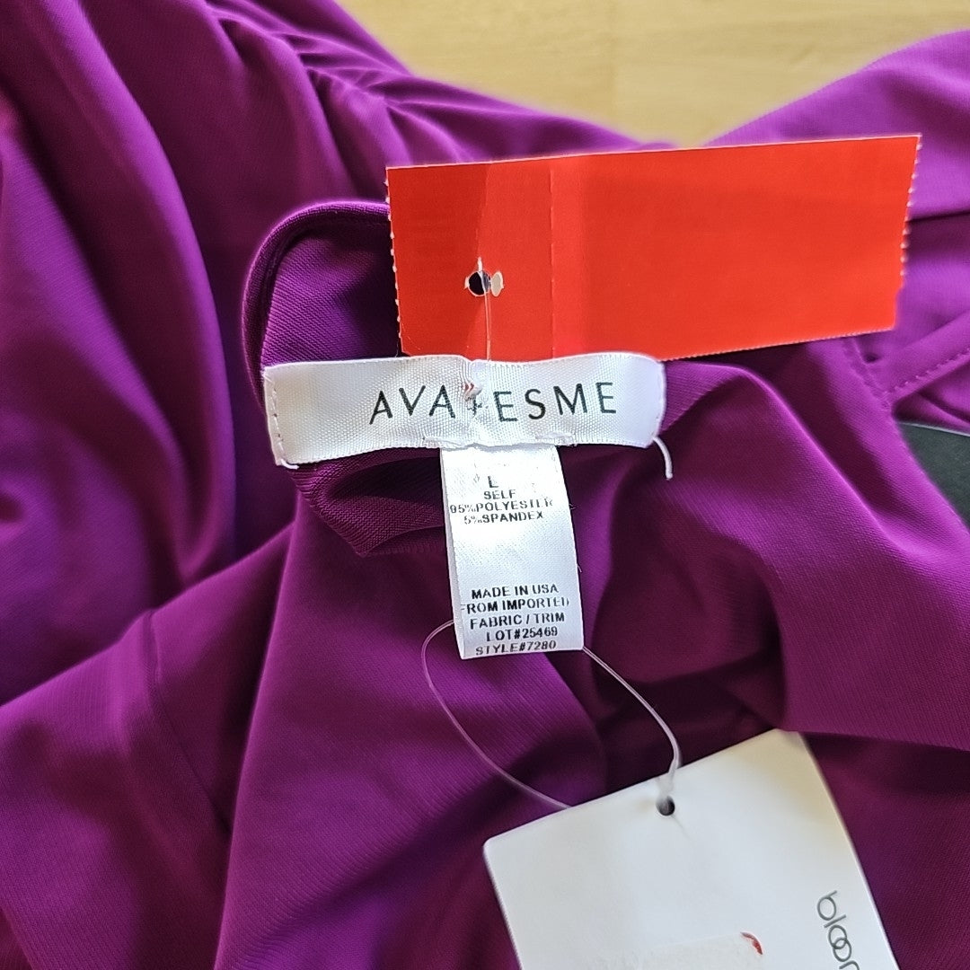 AVA+ESME Size L Purple New Dress