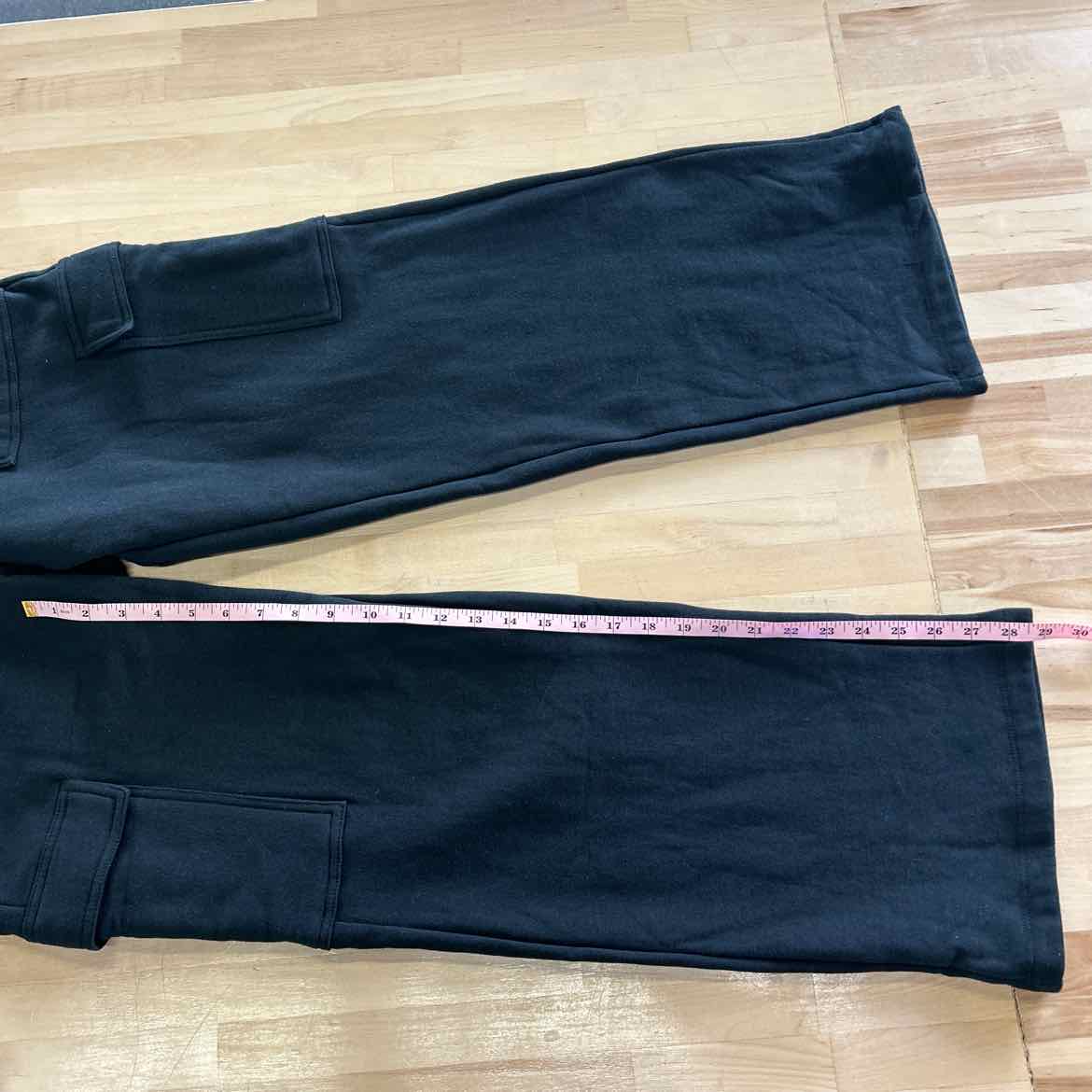 Self Esteem Juniors Cozy Cargo Sweatpants - Black