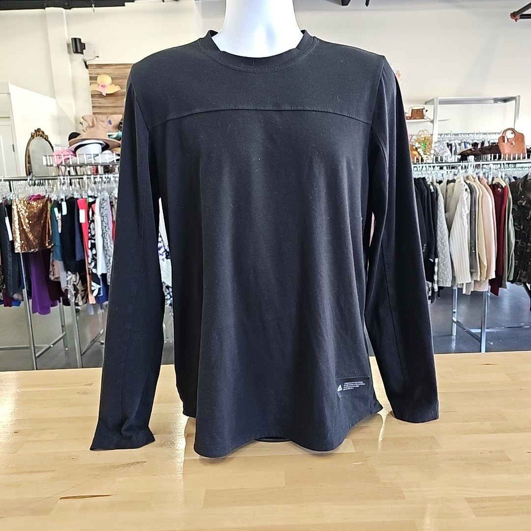Adidas Size M Black MENS Long Sleeve Shirt
