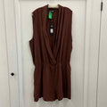 Fashionova Size 3X Rust New Romper