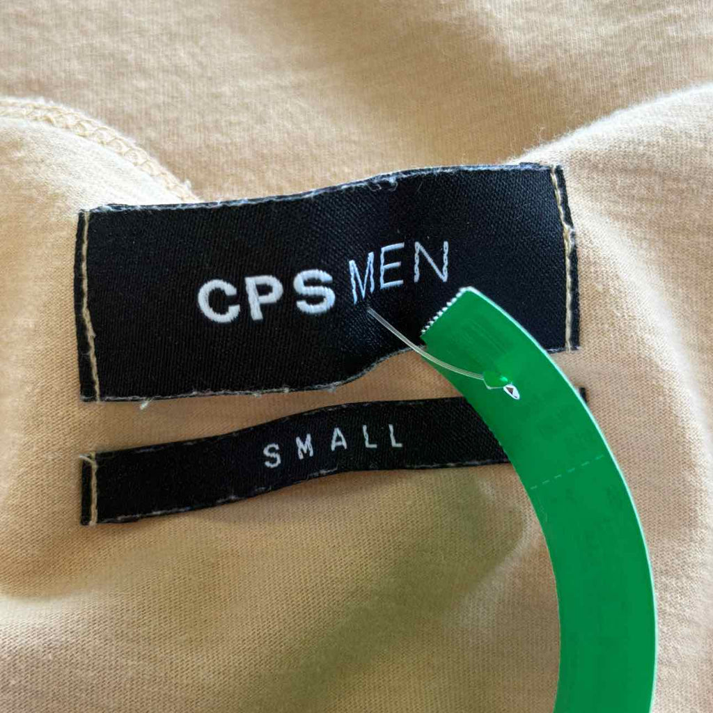 CPS Men Size S Brown Preloved T-Shirt SS