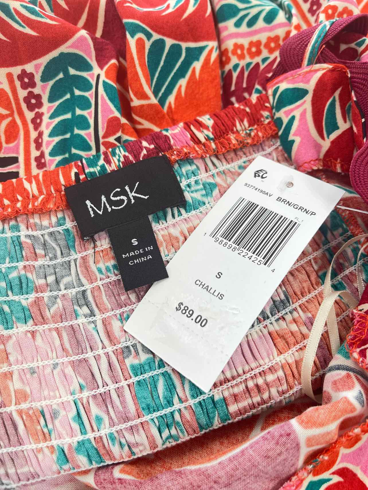 MSK Size S Pink New Dress