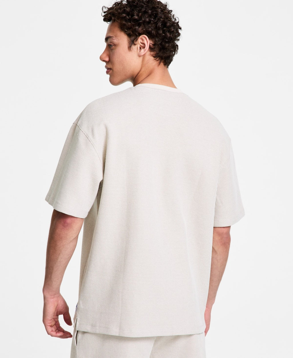 HUGO Size M Men's Waffle-structure T-shirt