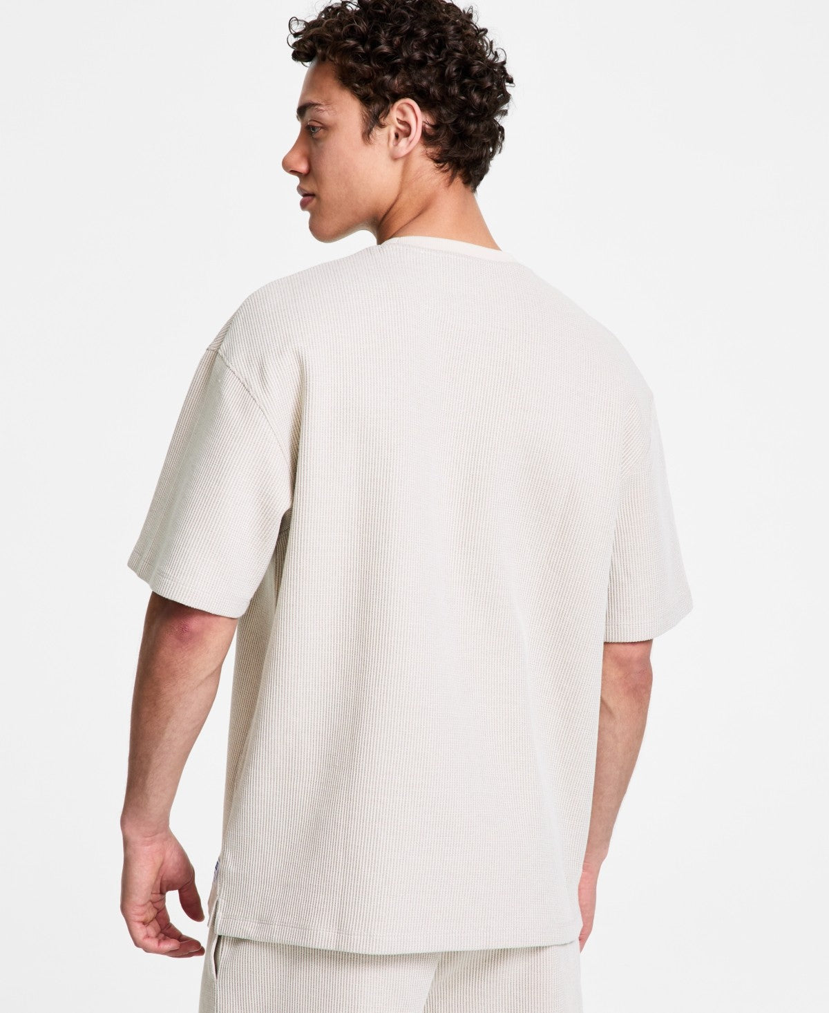 HUGO Size M Men's Waffle-structure T-shirt