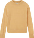 Frank and Oak Women's Openknit Stripe Crewneck Long-Sleeve Sweater