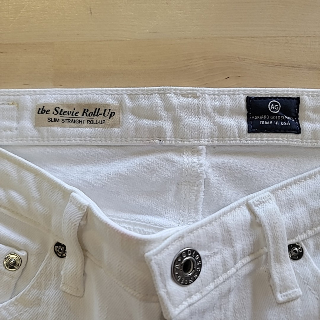 Adriano Goldschmied Size 27 White Jeans