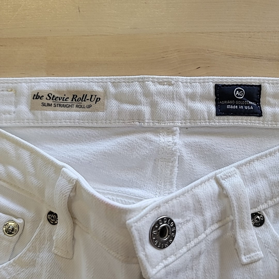 Adriano Goldschmied Size 27 White Jeans