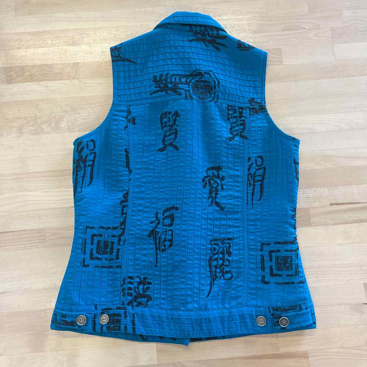 Chico's Size 0 Blue Used Vest