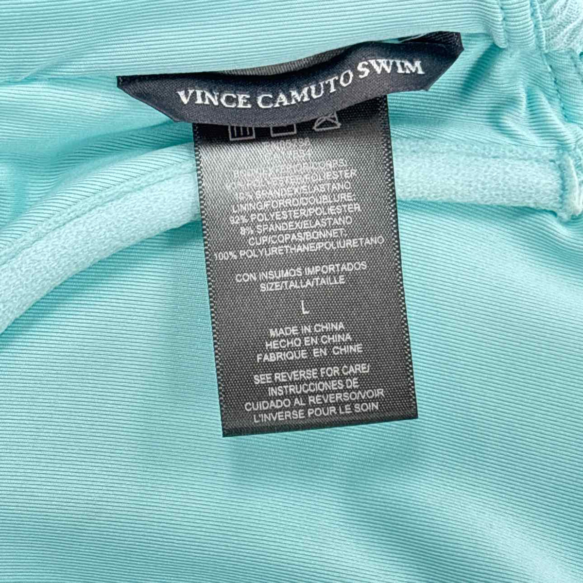 Vince Camuto Textured Ring Bra Top