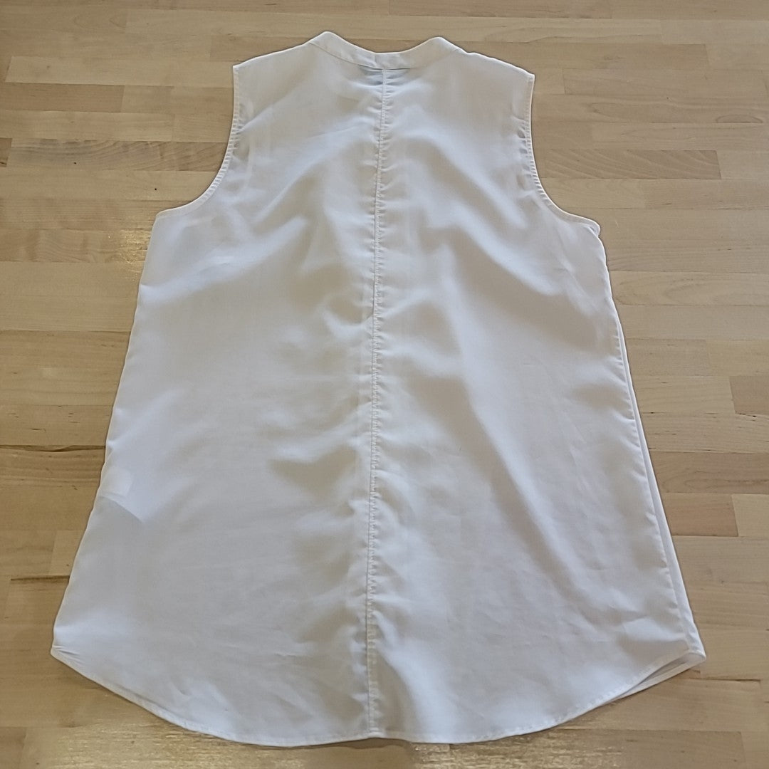 Banana Republic Size S White Sleeveless