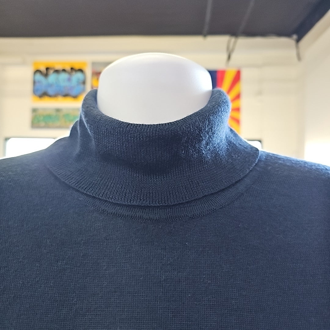 Alfani Men's Merino Wool-Blend Turtleneck Sweater,