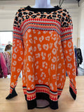 Andree Size 1X Orange Sweater