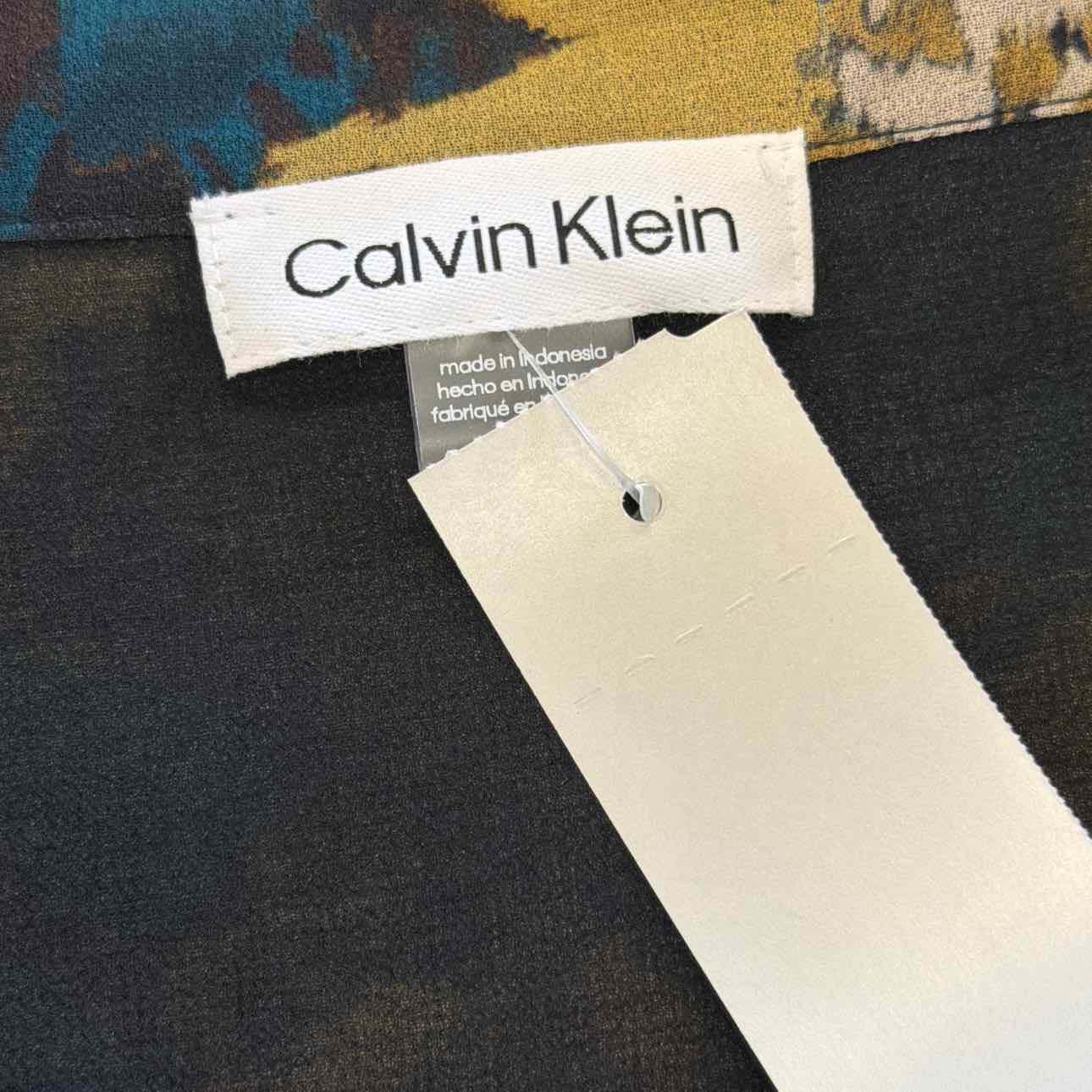 Calvin Klein Size 2X Green New Sleeveless
