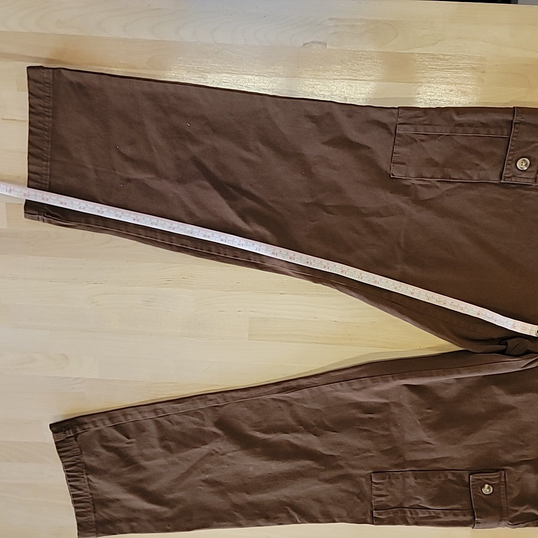 Club Room Men's Size 40 Regular-Fit Stretch Cargo Pants Classic Brown