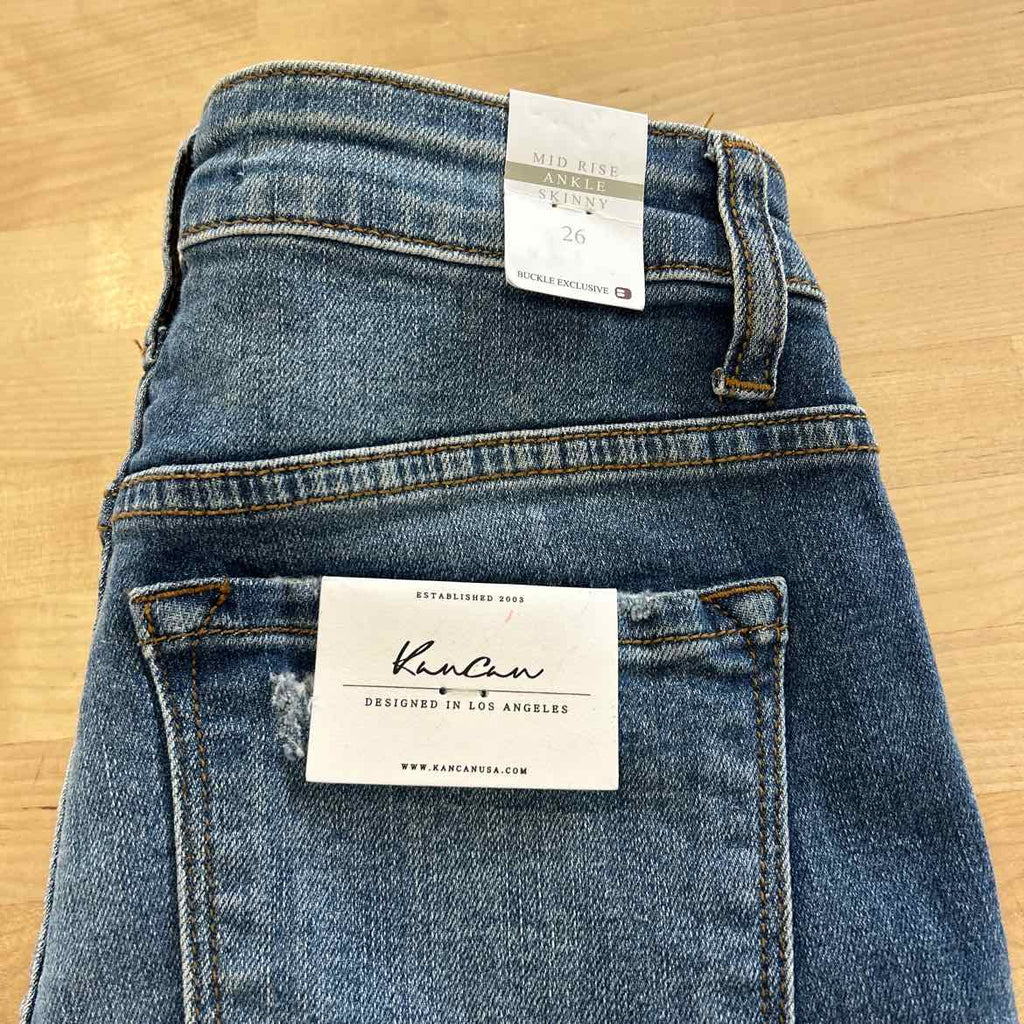 KanCan Size 26 Blue Denim New Jeans