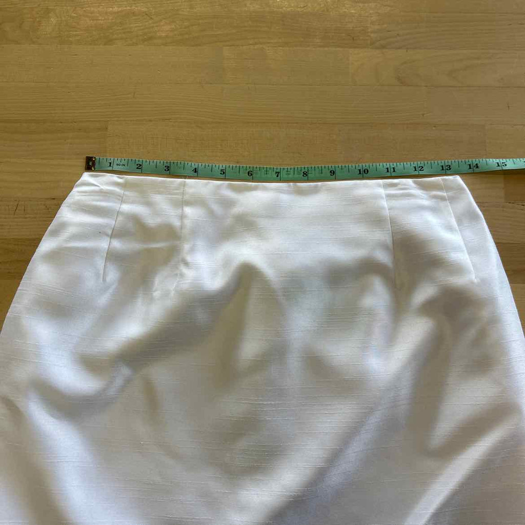 Jessica Howard Size 10 White Polyester Preloved 2 Piece Set