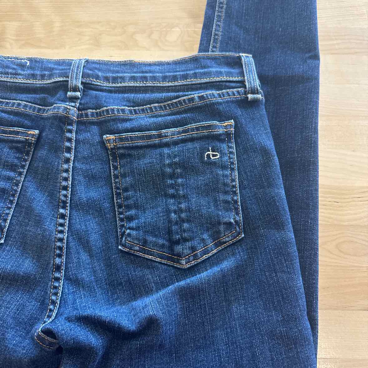Rag & Bone Size 27 Blue Skinny Jeans