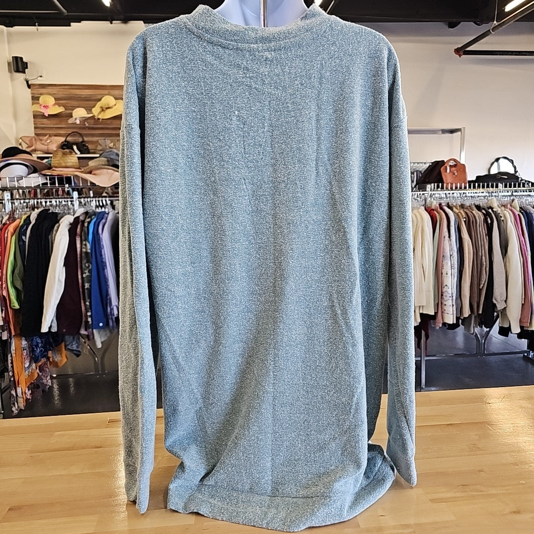 Lands End Size XXL Blue MENS Sweatshirt
