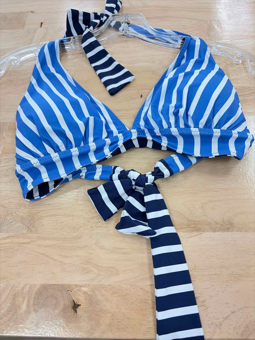 Tommy Bahama Size S Coastline Stripe Rerversible Halter Top Mare Navy