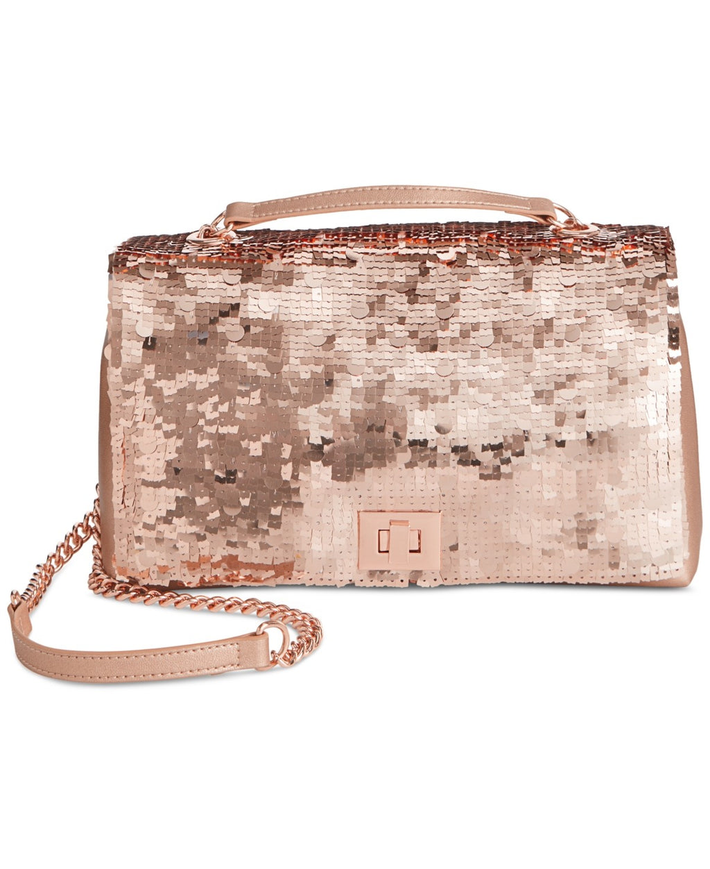 I.n.c. International Concepts Ajae Soft Sequin Top Handle Bag, Created for Macy'