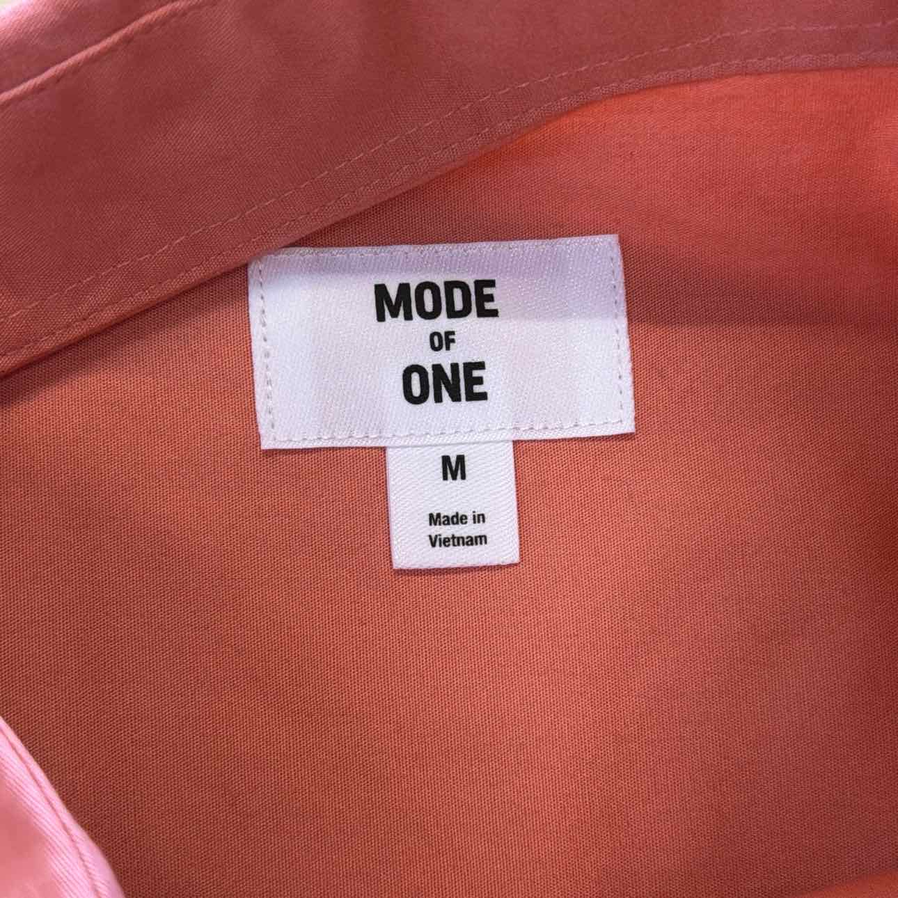Mode of One Men's Long-Sleeve Button-Front Utility Shirt - Sunbaked Clay
