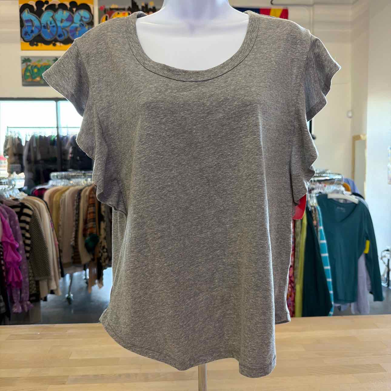 Loft Size S Gray Preloved Shirt