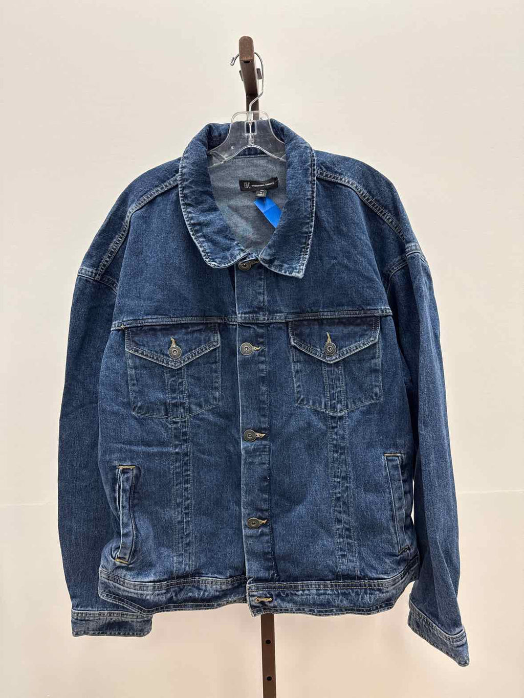 Male INC Men's Size XL Blue denim Jacket NWT