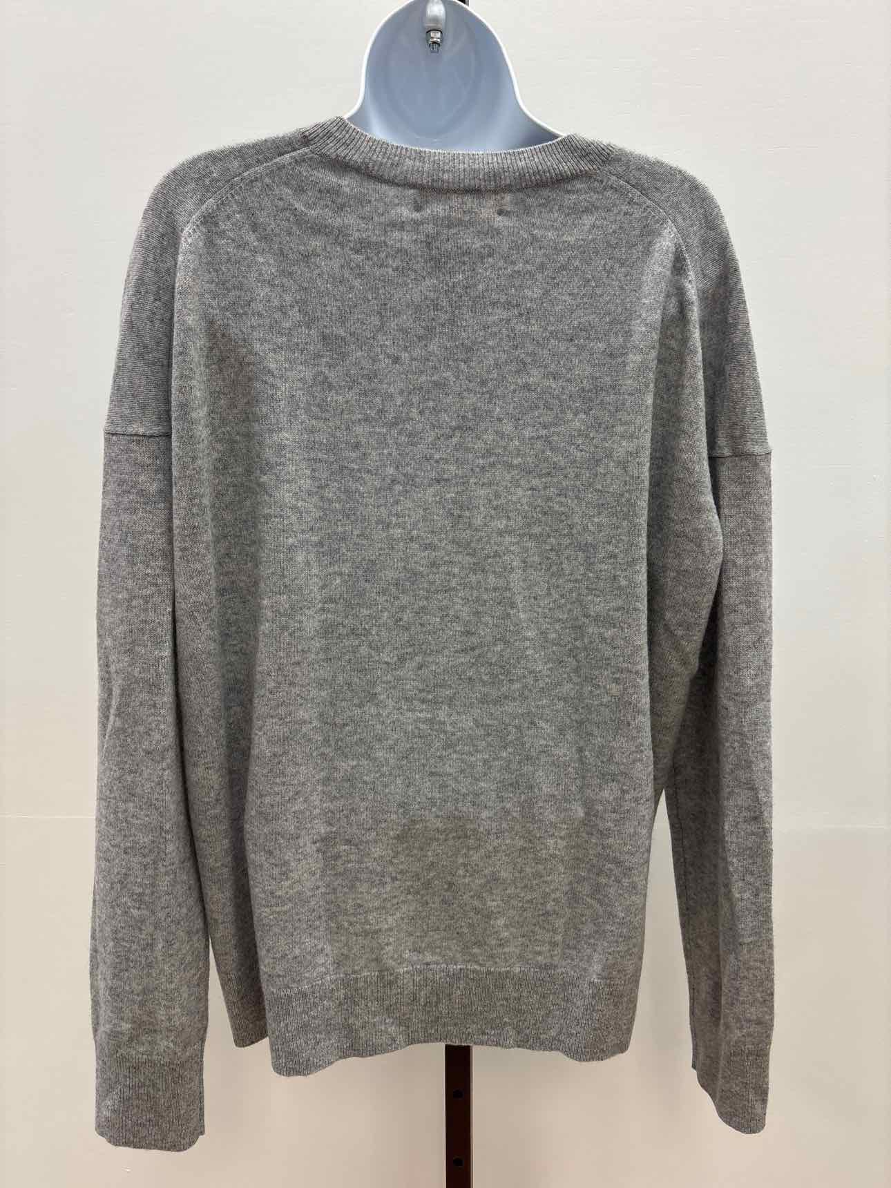 Nordstrom Rack Size L Gray Cashmere New Sweater