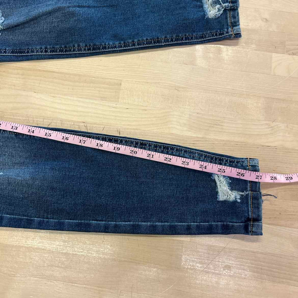 Celebrity Pink Juniors' High Rise Distressed Skinny Ankle Jeans - Time Travel