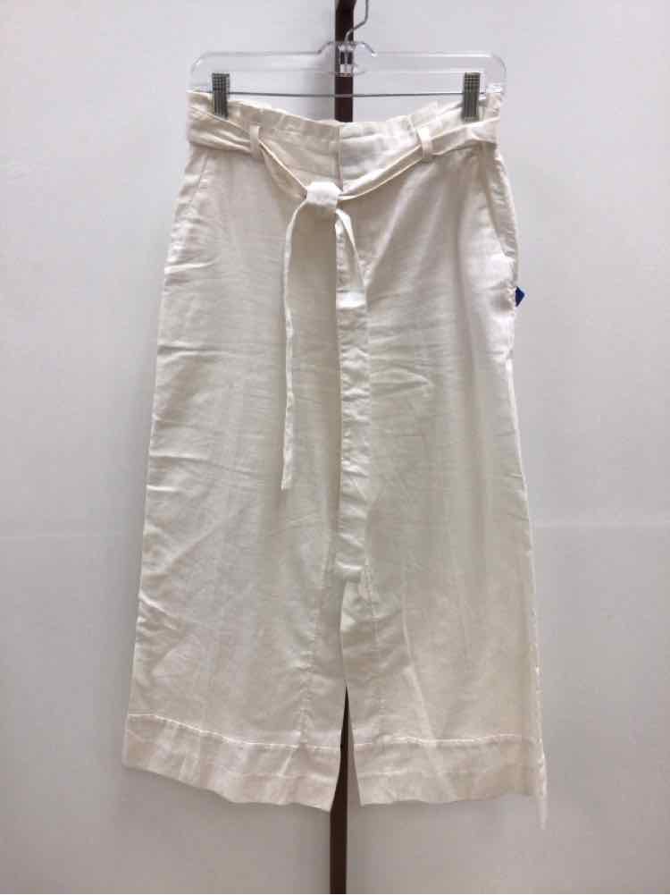 Banana Republic Size 6 White Preloved Pants