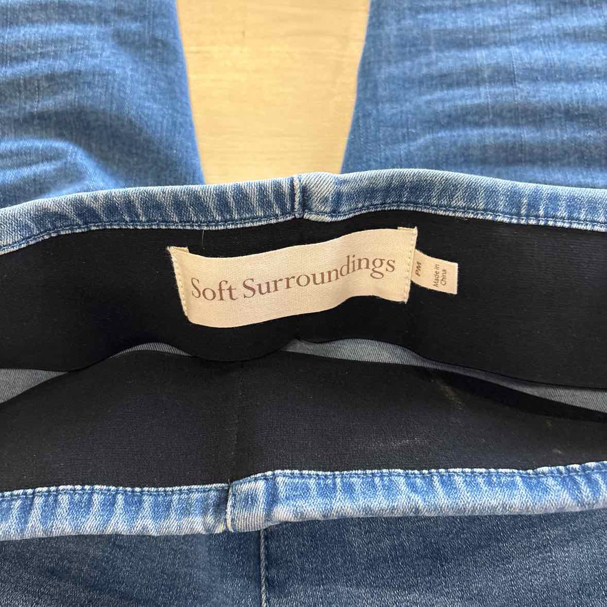Soft Surroundings Size M Blue Denim Jeans