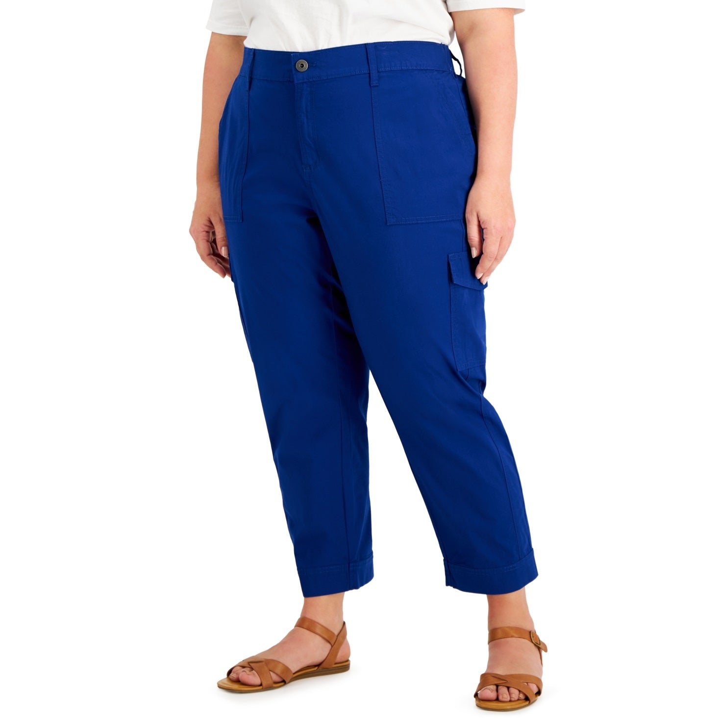 Style & Co Plus Size Curve Leg Cargo Pants