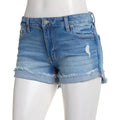 Celebrity pink size 1 Mid-Rise Fringe-Cuff Shorts