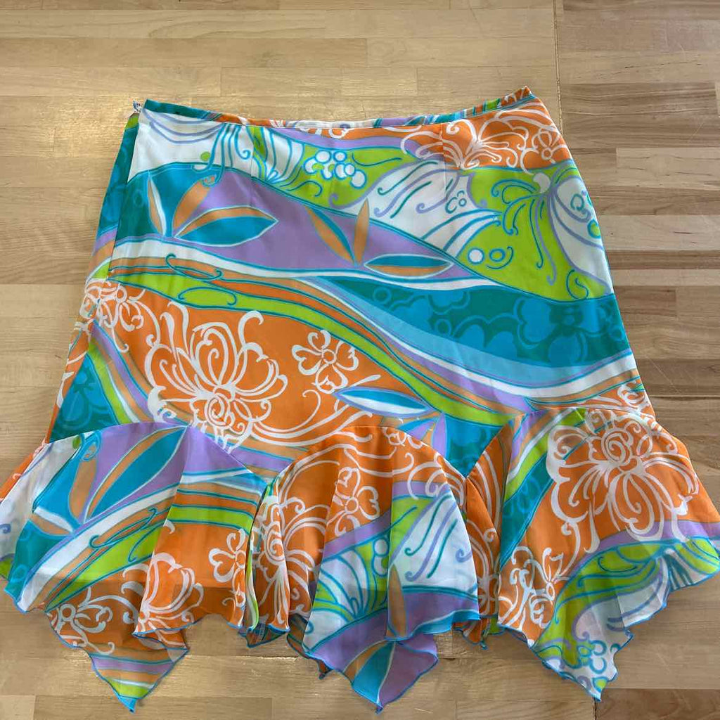 Worthington Size 16 Multi Color Preloved Skirt