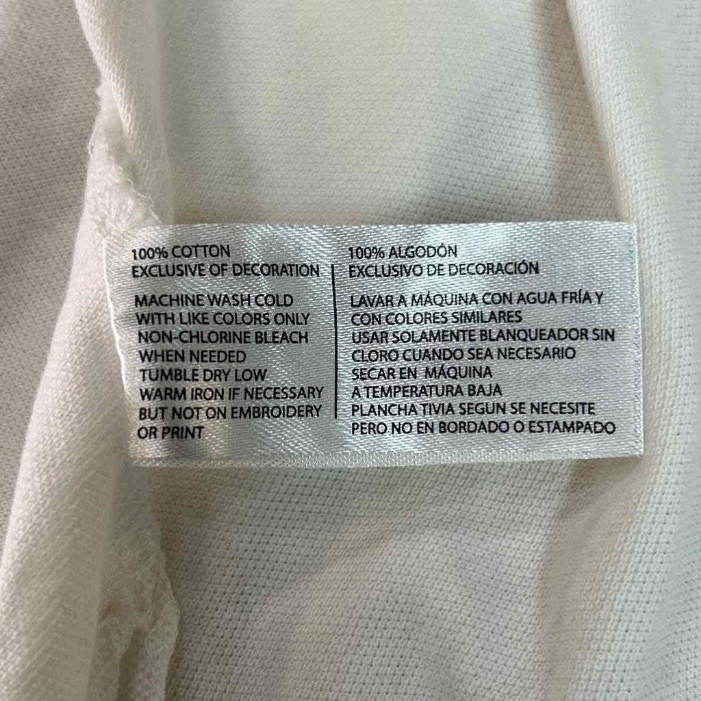 US Polo Assn Size M White Preloved MENS Polo