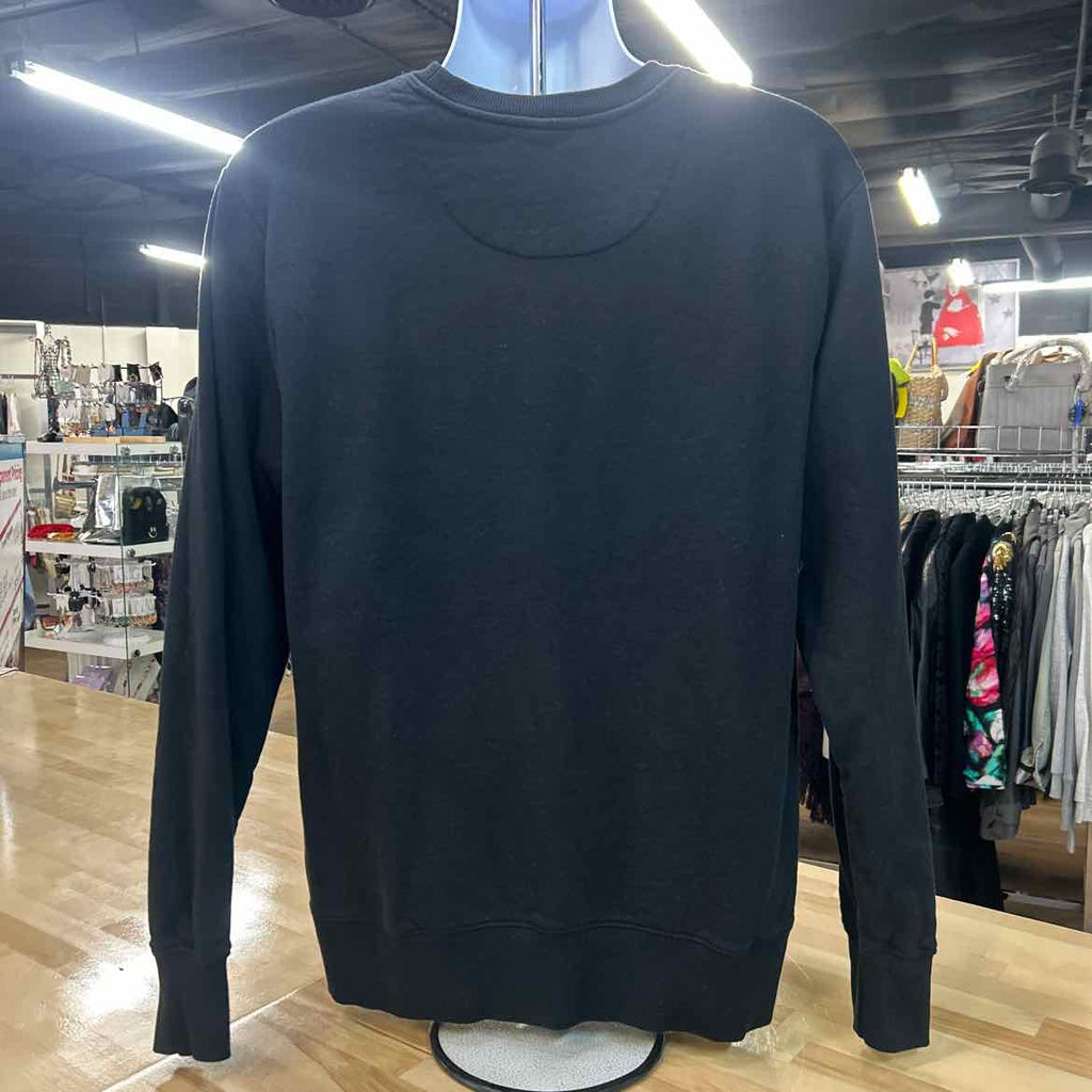 Tide Lines Size 2XL Black Preloved MENS Sweatshirt