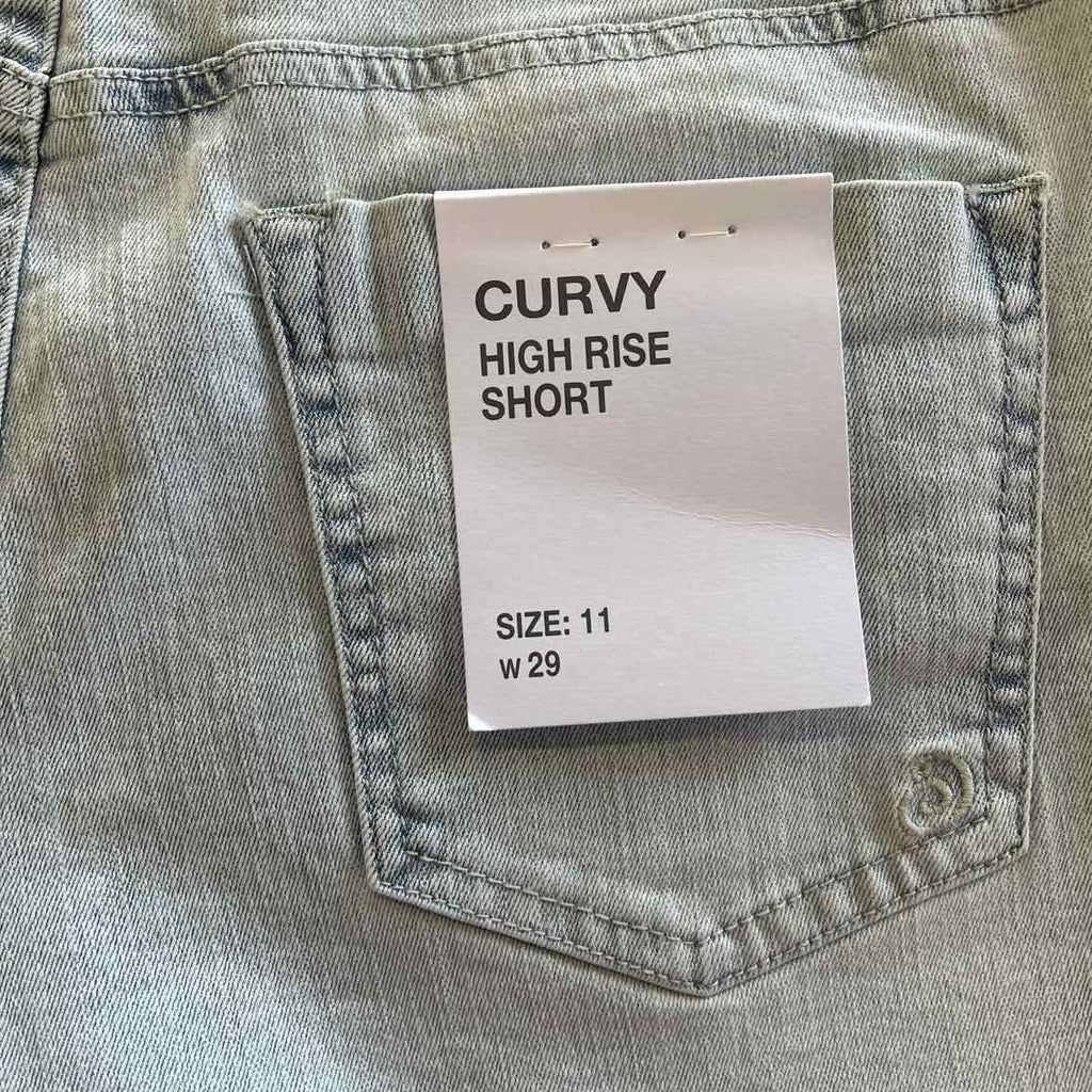 Indigo Rein Juniors' Embroidered Floral Frayed-Hem Denim Shorts - Light Blue